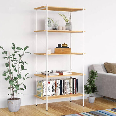 Bücherregal Libro 5 Ebenen 163x80x40cm