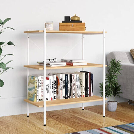 Bücherregal Libro 3 Ebenen 92x80x40cm