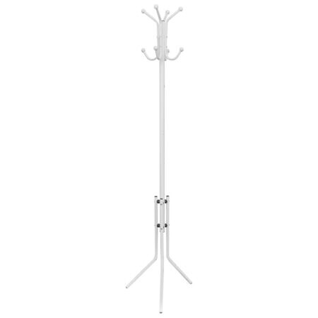 Garderobenständer Gancio 9 Haken Weiß 179cm